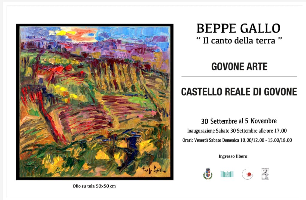 Govone-Arte-evento-Beppe-Gallo-Mostra-Pittore-delle-Langhe
